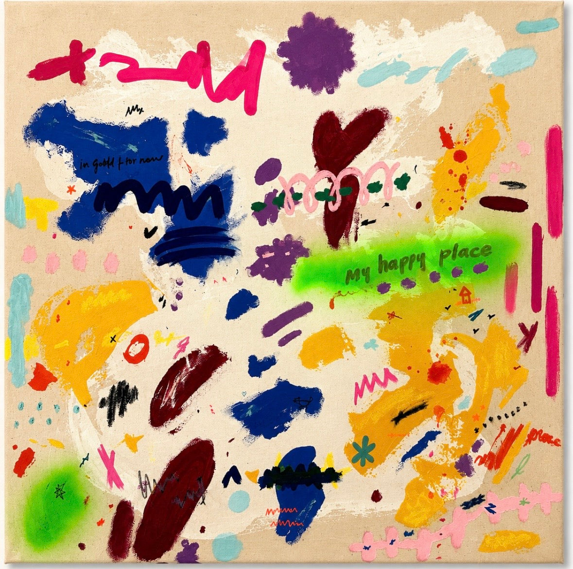 Beautiful Chaos Collection 12 Finding My Way 80cmx80cm