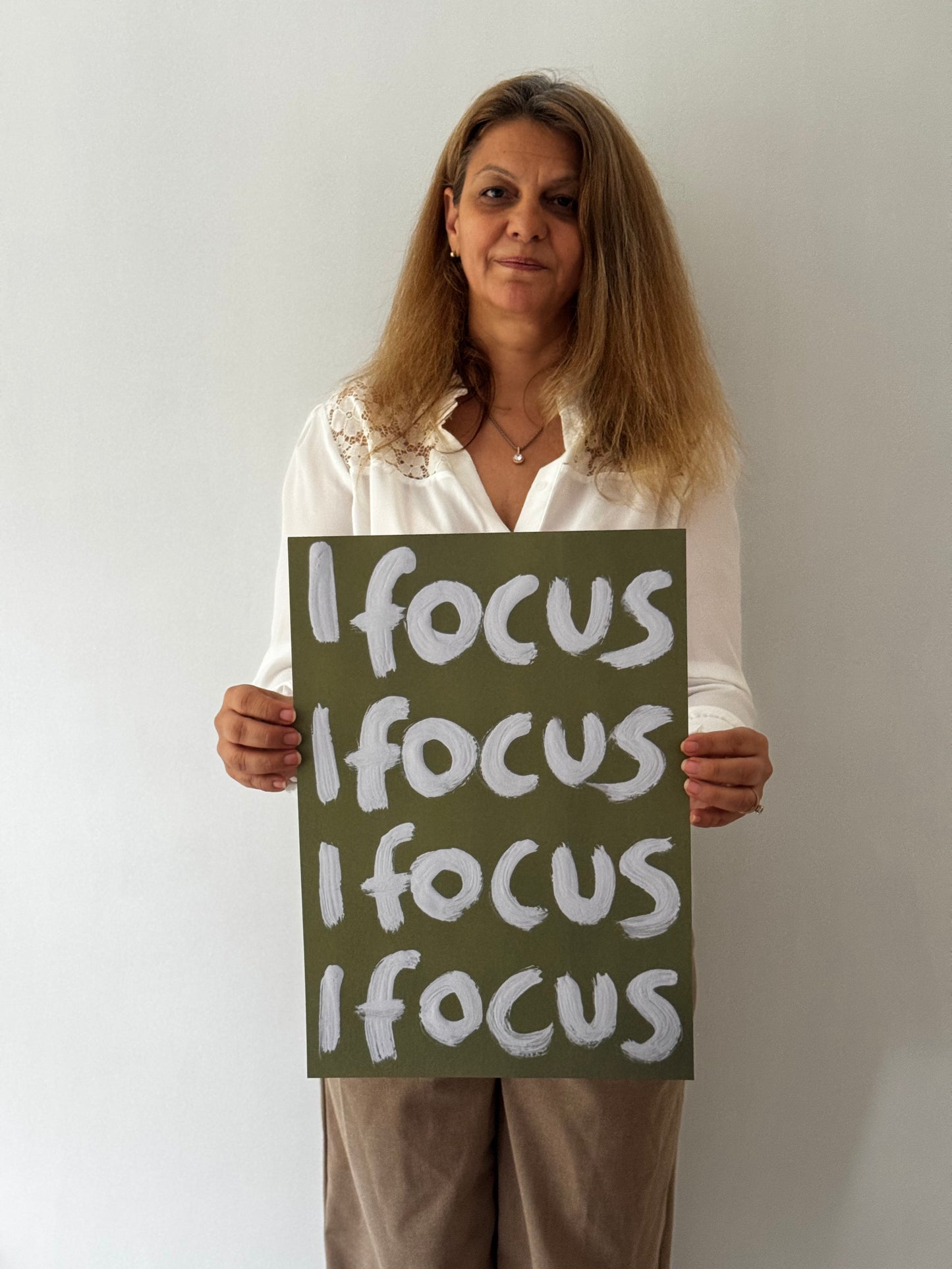 “I focus” - Motivational Limited Edition Print