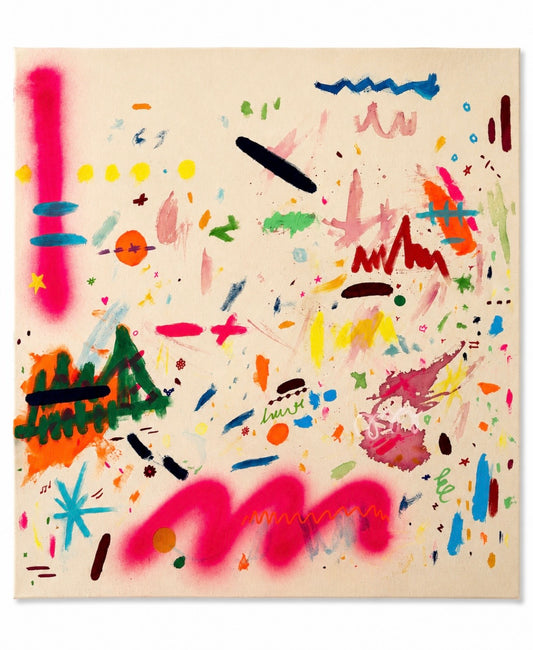 Beautiful Chaos Collection 11 Softly Unfolding 80cmx80cm