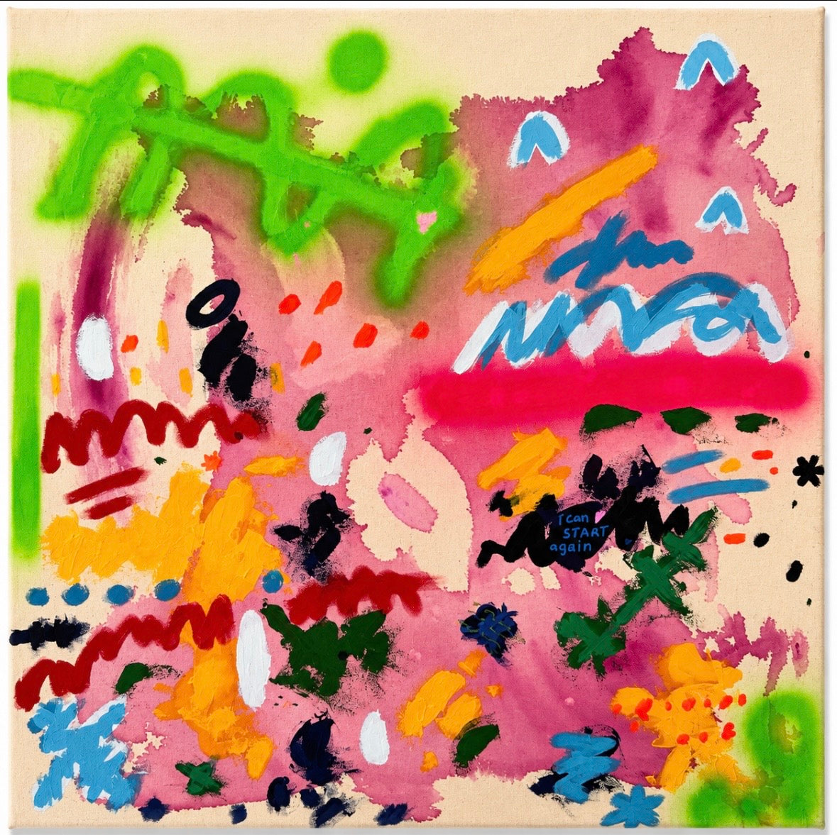 Beautiful Chaos Collection 14 A Different Beginning 80cmx80cm