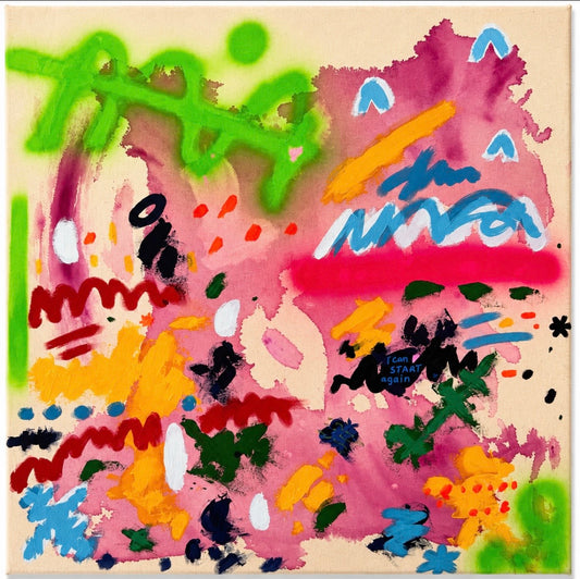 Beautiful Chaos Collection 14 A Different Beginning 80cmx80cm