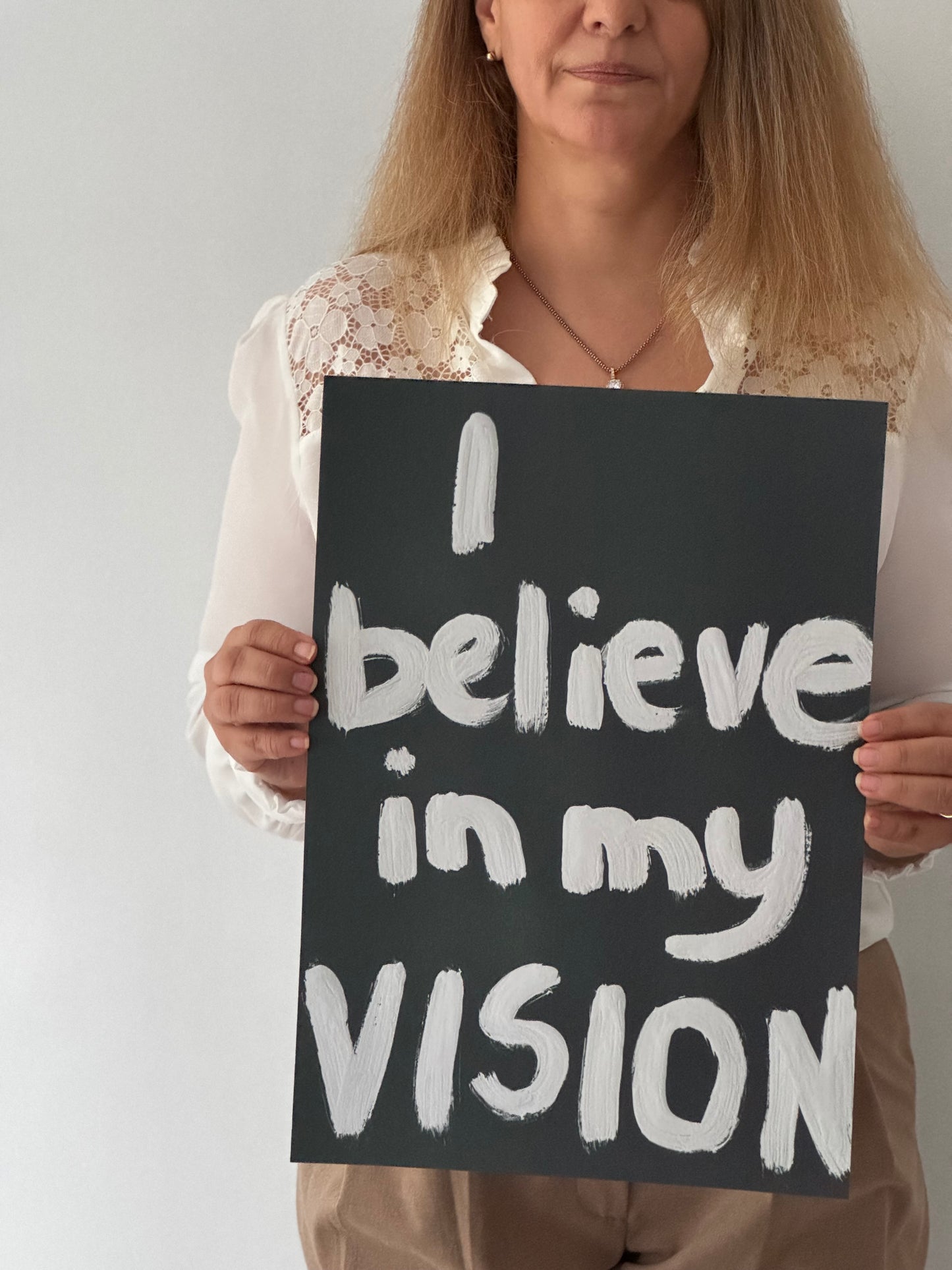 “I Believe” Motivational Print