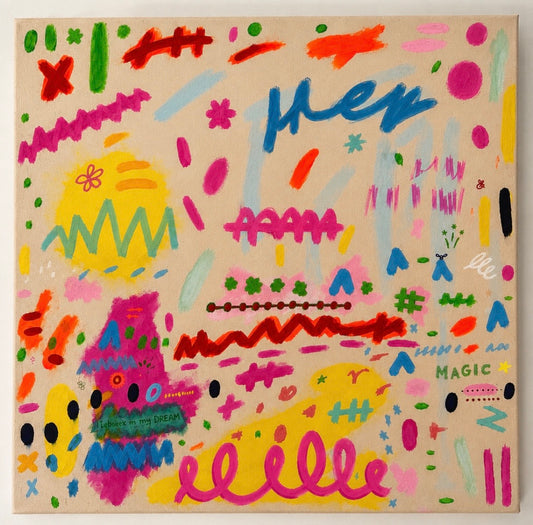 Beautiful Chaos Collection 15 I Choose Joy 80cmx80cm